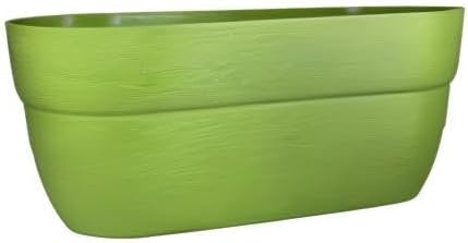 Bloomers Railing Planter with Drainage Holes- 24” W- Sage Green