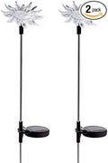 Solar Powered Garden Stake LED Light, Set of 2 (Sunflower)