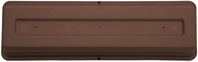 Bloem Dura Cotta Window Box Planter: 30" - Chocolate - Large Box with Tray, Weatherproof Resin Box, Removable Tray for Indoor & Outdoor Use, Gardening, 4 Gallon Capacity