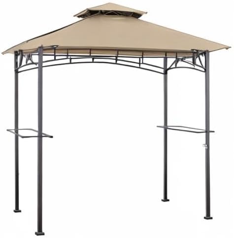MASTERCANOPY Grill Gazebo Replacement Canopy Top for Model L-GG001PST-F (Beige)