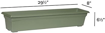 Novelty 16300 30" Flowerbox Sage, Inch