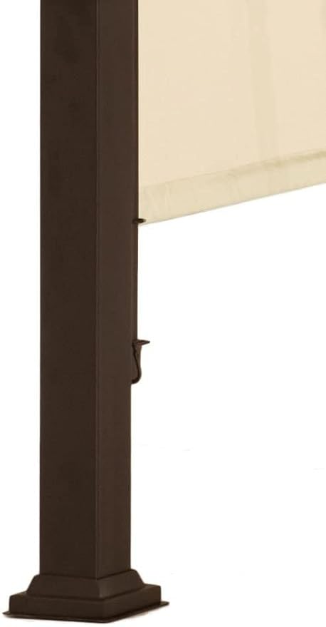 Universal Doubleton Steel Pergola Replacement Cover for Pergola Structures L-PG080PST, 80''x 205'' (Beige)