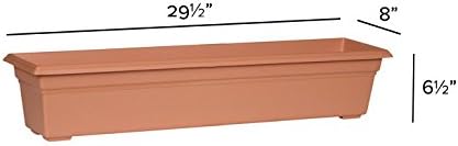 Root & Vessel 16305 Countryside Planter, 30-Inch, Terracotta
