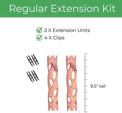 Treleaf Zella Regular Extension Kit - Wooden Extendable Plant Trellis for Indoor Climbing Houseplants - Modular Plant Support
