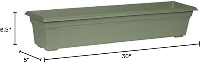 Novelty 16300 30" Flowerbox Sage, Inch