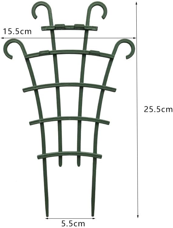 6PCS Trellis for Potted Plants, Stackable Indoor Plant Trellis for Climbing Plants Outdoor for Vine Ivy Hoya Houseplants Flower Plant Support