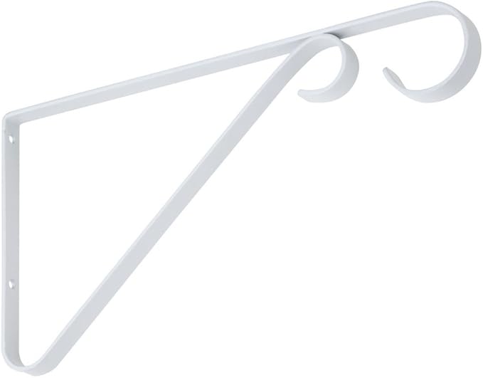 National Hardware N274-571 V2653 Plant Bracket in White,9 Inch