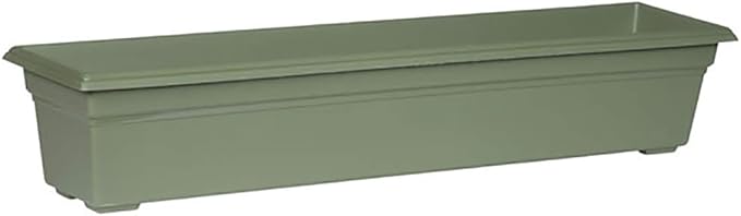 Root & Vessel 16360, Sage, Countryside Flower Box Planter, 36-Inch