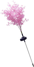 balacoo Led Solar Garden Light Plant Shaped Outdoor Lamp Ornament for Lawn Decoration Durable and Weatherproof Pink Rose Design for Garden Pathway