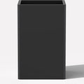 26" Tall Planters, Outdoor＆Indoor Black Planter Pots, Durable All-Weather Use with Drainage Holes, Large Planters Modern Décor for Porch, Patio, Backyard