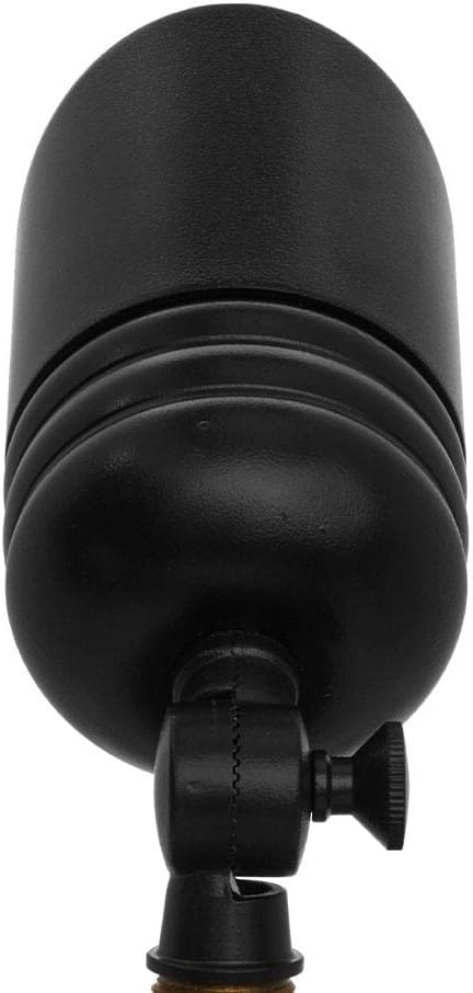 VOLT 20-Pack 12V Fat Boy Brass Outdoor Spotlights (Black) for Low Voltage Landscape Lighting of Yard, Lawn, Garden, Patio, Trees & House