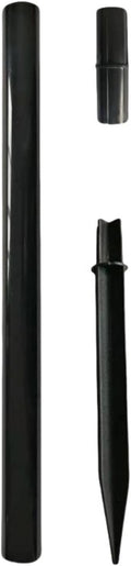 8.25" Reinforced ABS Plastic Solar Ground Spikes - Durable Solar Light Replacement Stakes for Garden, Pathway, Deck, Camping, Christmas Lights (Fits 0.83" Inside Diameter) (Black-1 Pack)