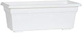 Root & Vessel 16192, White, Countryside Flower Box Planter, 18-Inch