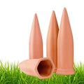 Plant Watering Devices 4 Pack Terracotta Vacation Plant Waterer Wine Bottle Watering Stakes Slow Release Plant Watering Spikes Perfect Self Watering Devices for Indoor Outdoor Plants (4)