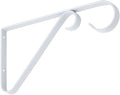National Hardware N274-522 V2653 Plant Brackets in White , 6"