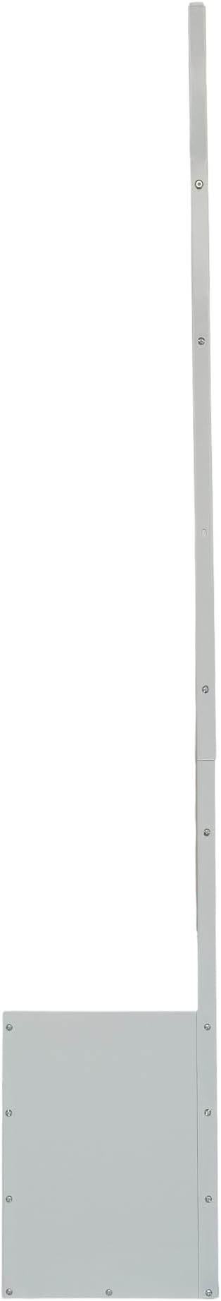 Oakland Living 6 ft. X 4 ft. White Freestanding Metal Privacy Screen Room Divider with Flower Box