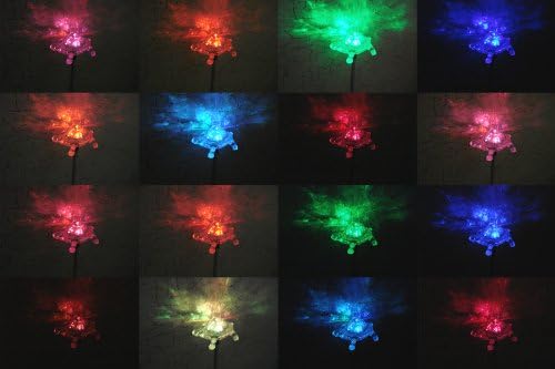 Solar Garden Stake Lights with Color Changing LED or Regular White LED Landscape Path Lights (Set of 2) (Turtle)