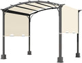 85'' x 208'' Universal Pergola Replacement Cover for Doubleton Steel Pergola L-PG080PST, Waterproof Sunshade Canopy Top for Patio Gazebo, Deck, Porch, Yard, Outdoor Cover Only (Beige)