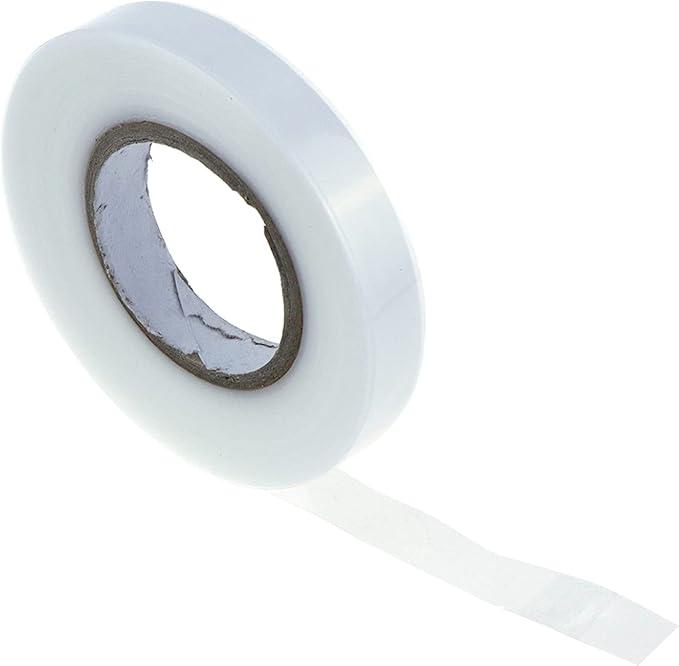 HEVSTIL 4 Rolls Stretchable Garden Tie Tape – 3/7-Inch x 82ft Polyethylene Plant Support Ties | Reusable Stretch Plant Clips for Securing Vines, Flowers & Vegetables Indoors (White)