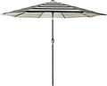 Blissun 9' Outdoor Patio Umbrella, Outdoor Table Umbrella, Yard Umbrella, Market Umbrella with 8 Sturdy Ribs, Push Button Tilt and Crank