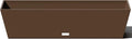 Veradek Pure Series Window Box Planter - Long Rectangular Planter for Indoor or Outdoor Windowsill/Balcony | Durable All-Weather Use with Drainage Holes | Modern Decor for Herbs, Small Plants, Flowers