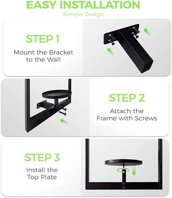 2 Pack Plant Stand Indoor Outdoor Hanging Planters for Indoor Plants Wall Plant Holder for Indoor Plants Plant Frames Wall Decor for Livingroom Bedroom Balcony Patio