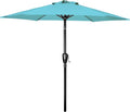 Simple Deluxe 9' Patio Umbrella Outdoor Table Market Yard Umbrella with Push Button Tilt/Crank