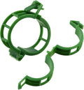 KINGLAKE Plant Support Garden Clips, 200 Pcs Tomato Vine Trellis Clips for Vegetables to Grow Upright and Make Plants Healthier - Green