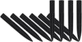 10 Pack Solar Light Stakes Replacement (Fit for Pole Outer Diameter 0.35in), ABS Reinforced Ground Spikes for Outdoor Solar Landscape Pathway Christmas Lights Yard Garden Deco