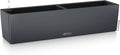 Lechuza 15683 Balconera Color 80 Self-Watering Planter for Indoor and Outdoor Use, 31" x 7" x7", Slate Matte