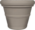 Tusco Products Rolled Rim Garden Planter, 24.5-Inch, Safari