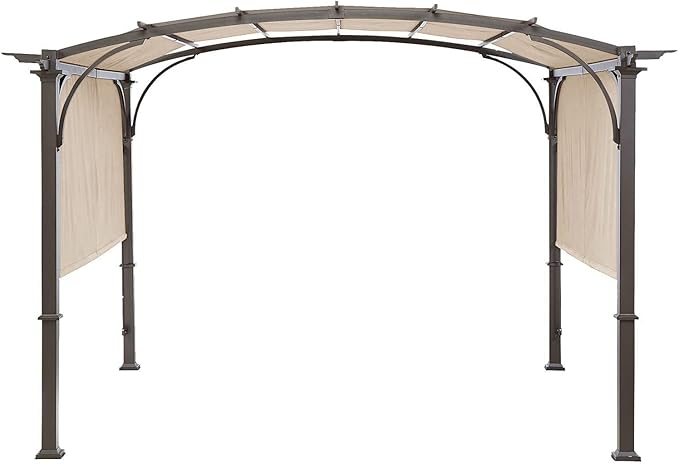 Universal Doubleton Steel Pergola Replacement Cover for Pergola Structures L-PG080PST, 80''x 205'' (Beige)