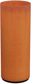 PLANTERCRAFT Corten Steel Metal Planter Box, Round Sizes, Modern Garden Steel planters for Commercial and Residential Outdoor Use.