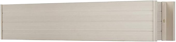 New Age Garden ECOFLEX 36" Window Box Planter, Moisture Resistant Outdoor Flower Box for Windows, Railings, or Fences, Weather Resistant Composite, No Tools Needed