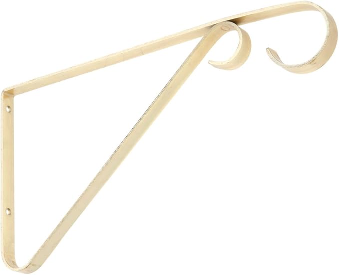National Hardware N274-555 Plant Bracket, Brass, 9"