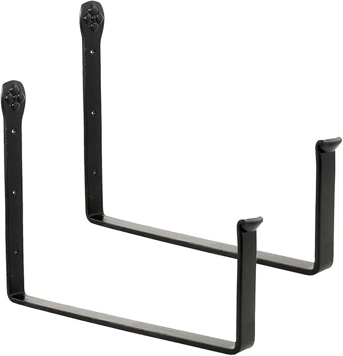 Achla Designs Window Flower Box Wall Brackets, 12 inch, SFB-04