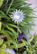 Solar Garden Stake Lights with Color Changing LED or Regular White LED Landscape Path Lights (Set of 2) (Sunflower)
