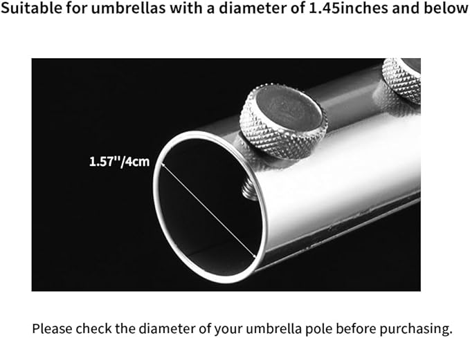 Portable Beach Umbrella Sand Anchor, Stainless Steel Lawn Umbrella Base Holder, Resistant to Strong Winds and Rustproof Umbrella Stand for Umbrella, Fishing Rod,Beach