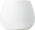Kate Sleek Matte White Plant Pot Indoor, 5 Inch Pot for Plants, Lightweight, Minimal Style, Tabletop Decorative Garden Pot at Living Room, Work Desk, Ceramic Planter for Indoor Plants, Faux Flower