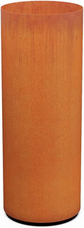 Plantercraft Large Round Planters for Outdoor Plants – 48” Tall Corten Steel Planters | Extra Large Outdoor Planters for Creating Dramatic Entryways, Patios, and Privacy Screens