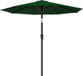 AreShark 9 FT Patio Umbrella for Outdoor, Outdoor Table Umbrella with Push Button Tilt and Crank, Outdoor Patio Umbrellas with 8 Sturdy Ribs for Market, Garden, Pool (Dark Green)