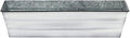 Achla Designs Galvanized Window Flower Box Planter-Cape Cod White-Small (22" L x 6" W x 5" H)