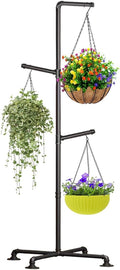 Plant Hanger Indoor,Corner Hanging Plant Stand,Heavy Duty Metal Hanging Plant Holder for Indoor Plants,Living Room,Balcony,Bedroom,Garden