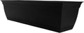 The HC Companies 24" Eclipse Plastic Window Box 7.76"x24"x6.57" in Black Color