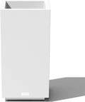 Veradek Block Series Pedestal Planter - Tall Planter for Indoor or Outdoor Front Porch | All-Weather Use with Removable Insert Bucket | Modern Décor for Flowers, Tall Trees, Faux Plants