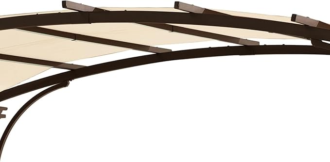 Universal Doubleton Steel Pergola Replacement Cover for Pergola Structures L-PG080PST, 80''x 205'' (Beige)