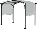 Pergola Canopy Replacement Cover for Lowe's Allen + Roth 10x10 Ft Freestanding Pergola, 200" x 103" Shade Cover, Compatible with Model #L-PG152PST-B,Cover Only (Gray)