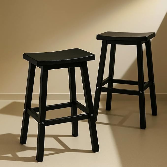 Outdoor Bar Stools,All-Weather Barstools for Patio, Balcony, or Kitchen Counter（29inch）