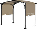 Pergola Canopy Replacement Cover for Lowe's Allen + Roth 10x10 Ft Freestanding Pergola, 200" x 103" Shade Cover, Compatible with Model #L-PG152PST-B,Cover Only (Khaki)