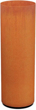 PLANTERCRAFT Corten Steel Metal Planter Box, Round Sizes, Modern Garden Steel planters for Commercial and Residential Outdoor Use.